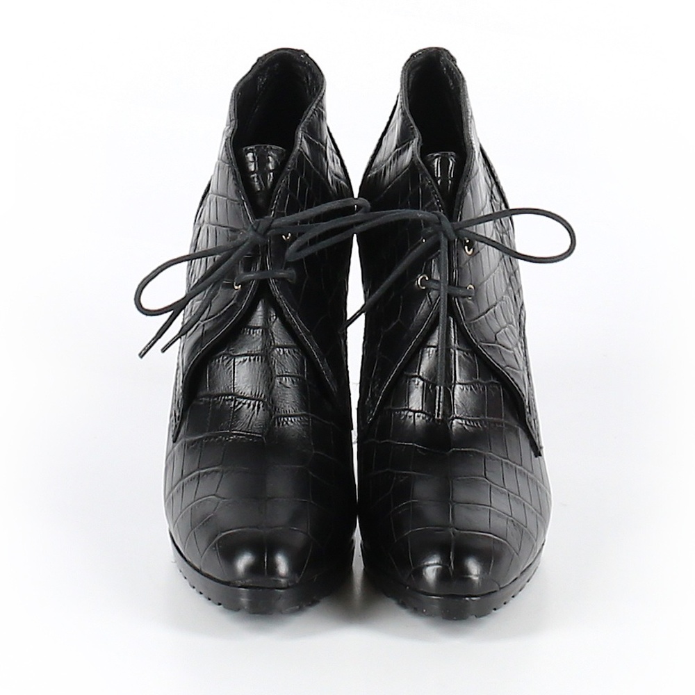 Ralph Lauren Collection Black Ankle Boots 8